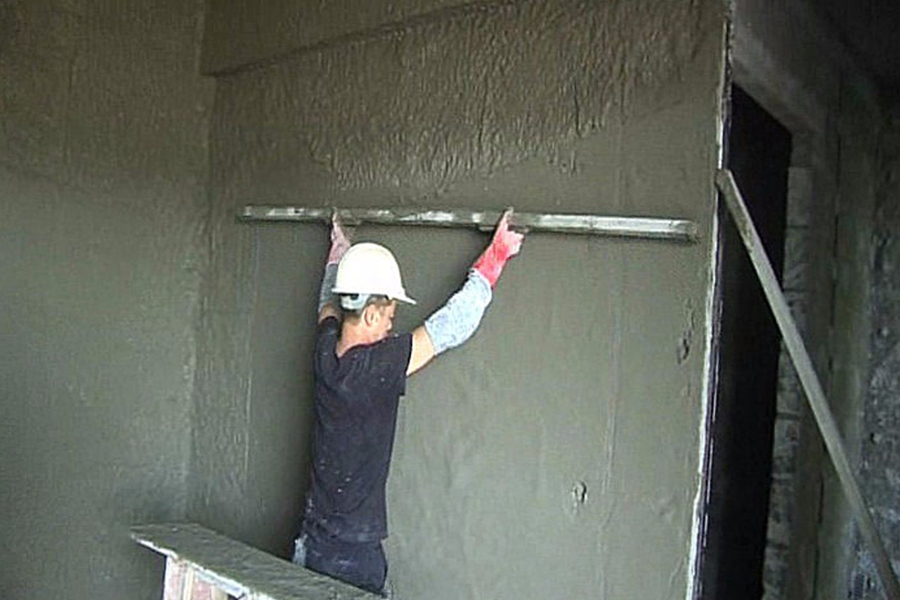 墙体抹灰以机械喷浆施工成套应用技术