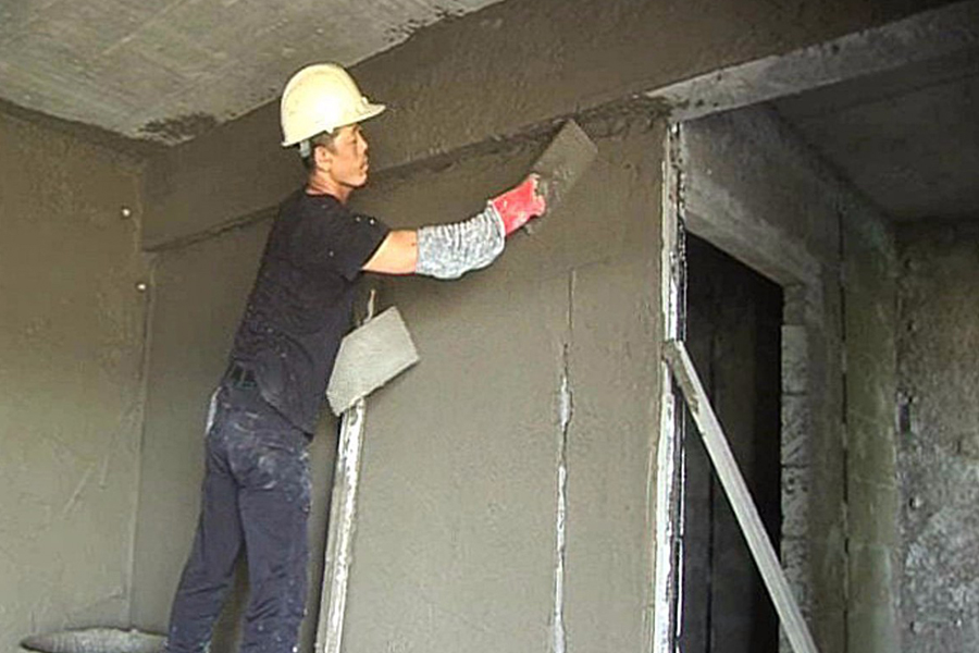 墙体抹灰以机械喷浆施工成套应用技术