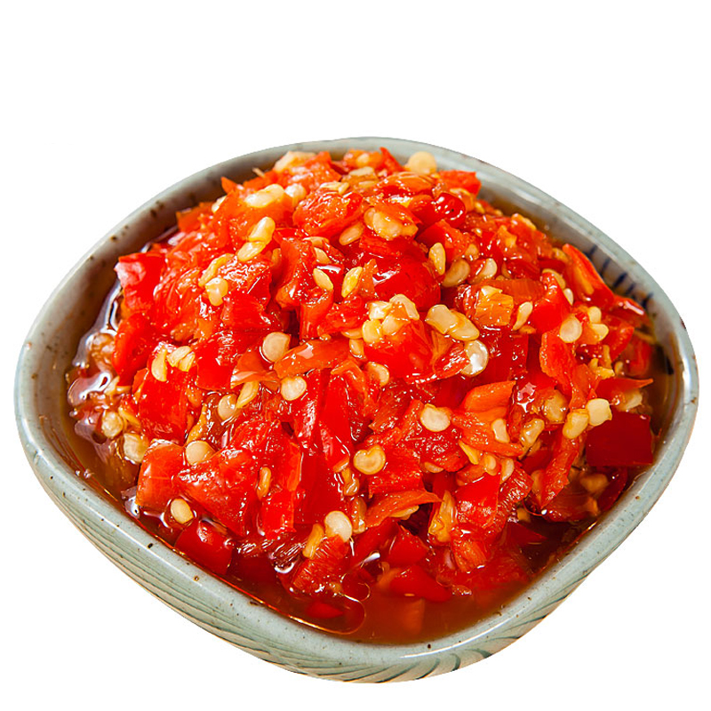 [湘汝]精致剁椒辣椒酱280gx2瓶装 小尖椒新鲜剁椒辣椒酱 湖南特产