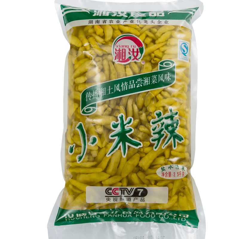 湘汝小米辣椒泡椒1袋750g