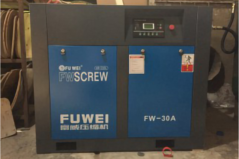 Screw type air compressor